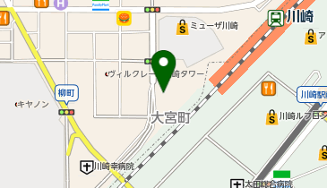 オリックスカーシェア 川崎駅西口(カワサキデルタ)の地図画像