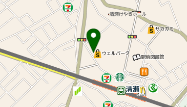 オリックスカーシェア 清瀬駅北口の地図画像