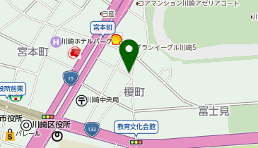 オリックスカーシェア 川崎区榎町の地図画像