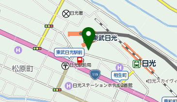 オリックスカーシェア 東武日光駅前の地図画像