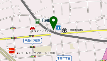 オリックスカーシェア 千鳥町駅前の地図画像