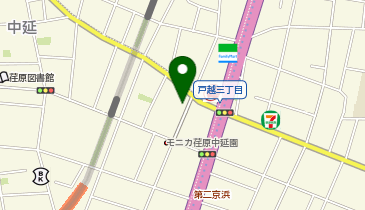 オリックスカーシェア 東中延1丁目Bの地図画像