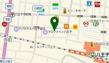 オリックスカーシェア 八王子駅北口Bの地図画像