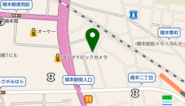 オリックスカーシェア 橋本駅南口Aの地図画像