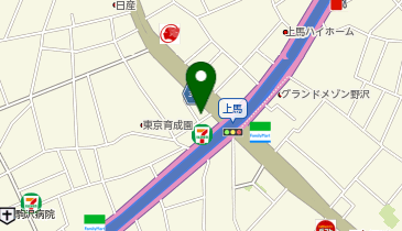 オリックスカーシェア 上馬4丁目の地図画像