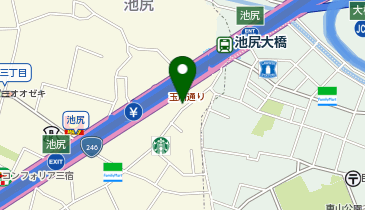オリックスカーシェア 池尻大橋駅前の地図画像