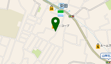 オリックスカーシェア 中田駅南Aの地図画像