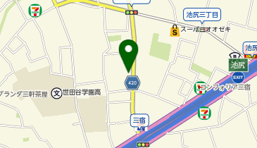 オリックスカーシェア 三宿1丁目の地図画像