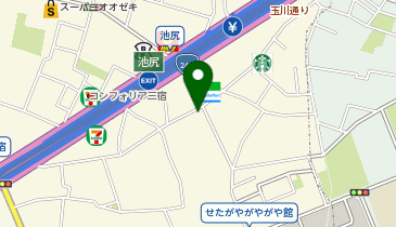 オリックスカーシェア 池尻2丁目Aの地図画像