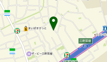 オリックスカーシェア 太子堂2丁目の地図画像