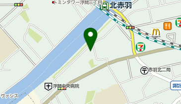 オリックスカーシェア 赤羽北2丁目C(UR)の地図画像