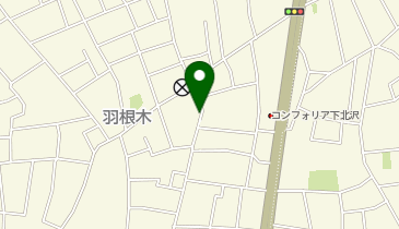 オリックスカーシェア 羽根木1丁目の地図画像