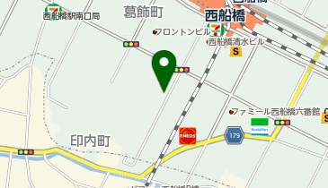 オリックスカーシェア 西船橋駅南口Dの地図画像