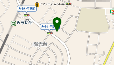 オリックスカーシェア みらい平駅東の地図画像