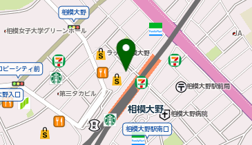 オリックスカーシェア 相模大野駅北口Aの地図画像