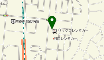 オリックスカーシェア 新青森駅東口の地図画像