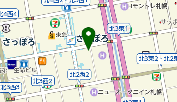 オリックスカーシェア 札幌ブリックキューブ(機械式)の地図画像