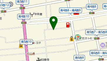 オリックスカーシェア 南4条西9丁目(1)【れ 8117】の地図画像