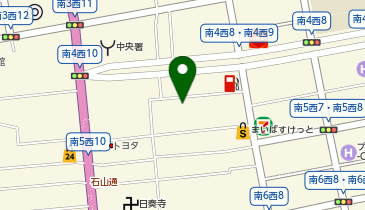 オリックスカーシェア 南4条西9丁目(2)【れ 8122】の地図画像