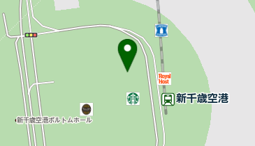 オリックスカーシェア 新千歳空港A駐立体【れ9766】の地図画像