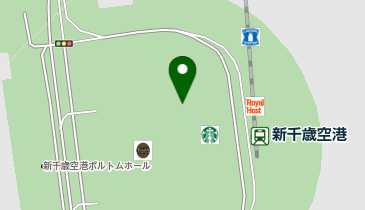 オリックスカーシェア 新千歳空港A駐立体【れ9772】の地図画像
