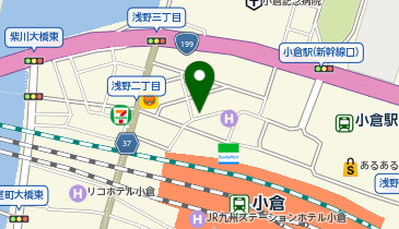 オリックスカーシェア 小倉駅新幹線口の地図画像