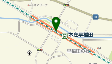 オリックスカーシェア 駅レンS本庄早稲田駅北口の地図画像