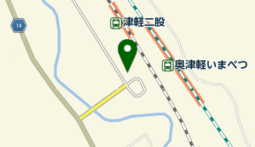 オリックスカーシェア 駅レンS奥津軽いまべつ駅の地図画像