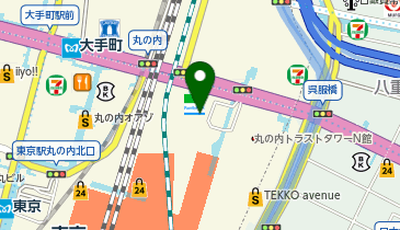 オリックスカーシェア 駅レンS東京駅日本橋口の地図画像