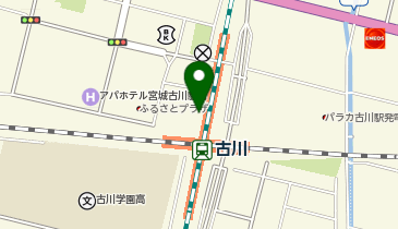 オリックスカーシェア 駅レンS古川駅正面口の地図画像