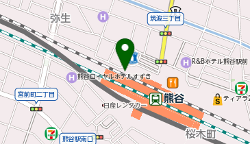 オリックスカーシェア 駅レンS熊谷駅北口Bの地図画像