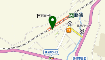 オリックスカーシェア 駅レンS勝浦駅南口の地図画像