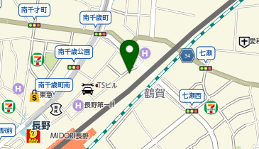 オリックスカーシェア 駅レンS長野駅善光寺口の地図画像