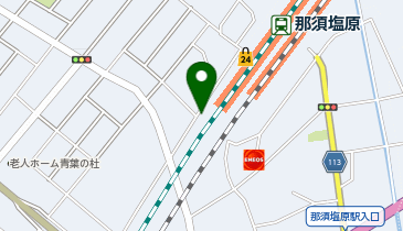 オリックスカーシェア 駅レンS那須塩原駅西口の地図画像