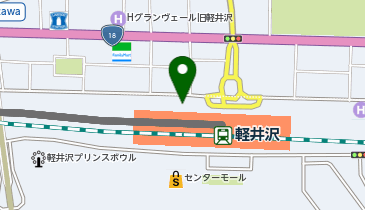 オリックスカーシェア 駅レンS軽井沢駅北口の地図画像