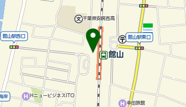 オリックスカーシェア 駅レンS館山駅西口の地図画像