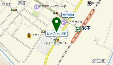 オリックスカーシェア 米子駅前の地図画像