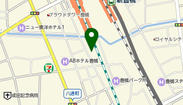 オリックスカーシェア 豊橋駅前Aの地図画像