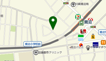 オリックスカーシェア 鷺沼駅西の地図画像