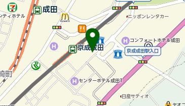 オリックスカーシェア NPC京成成田駅前の地図画像