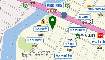 オリックスカーシェア ASAHI-P舟入本町第2の地図画像