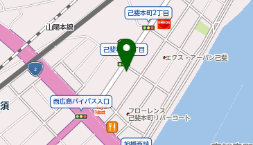 オリックスカーシェア ラクピーライト己斐本町第2の地図画像