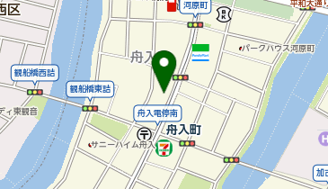 オリックスカーシェア ラクピー舟入町第2の地図画像