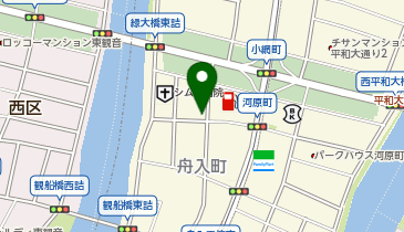 オリックスカーシェア ASAHI-P舟入町第1の地図画像