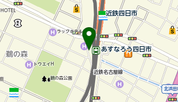 オリックスカーシェア 近鉄四日市駅(南口)の地図画像