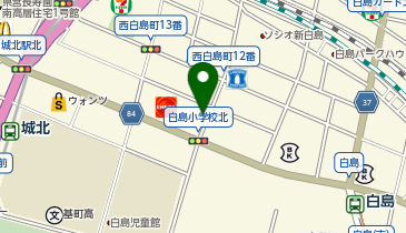 オリックスカーシェア ラクピー西白島第3の地図画像