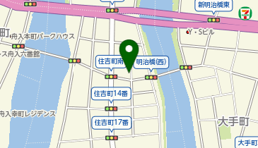 オリックスカーシェア ラクピーライト住吉町第2の地図画像