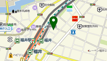 オリックスカーシェア 福井駅東口の地図画像