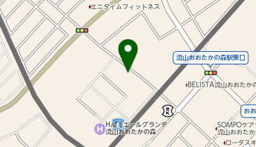 オリックスカーシェア ナビパーク流山おおたかの森第29の地図画像