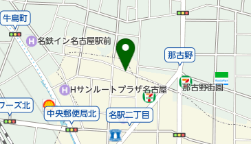 オリックスカーシェア パークゼウス名駅2丁目の地図画像